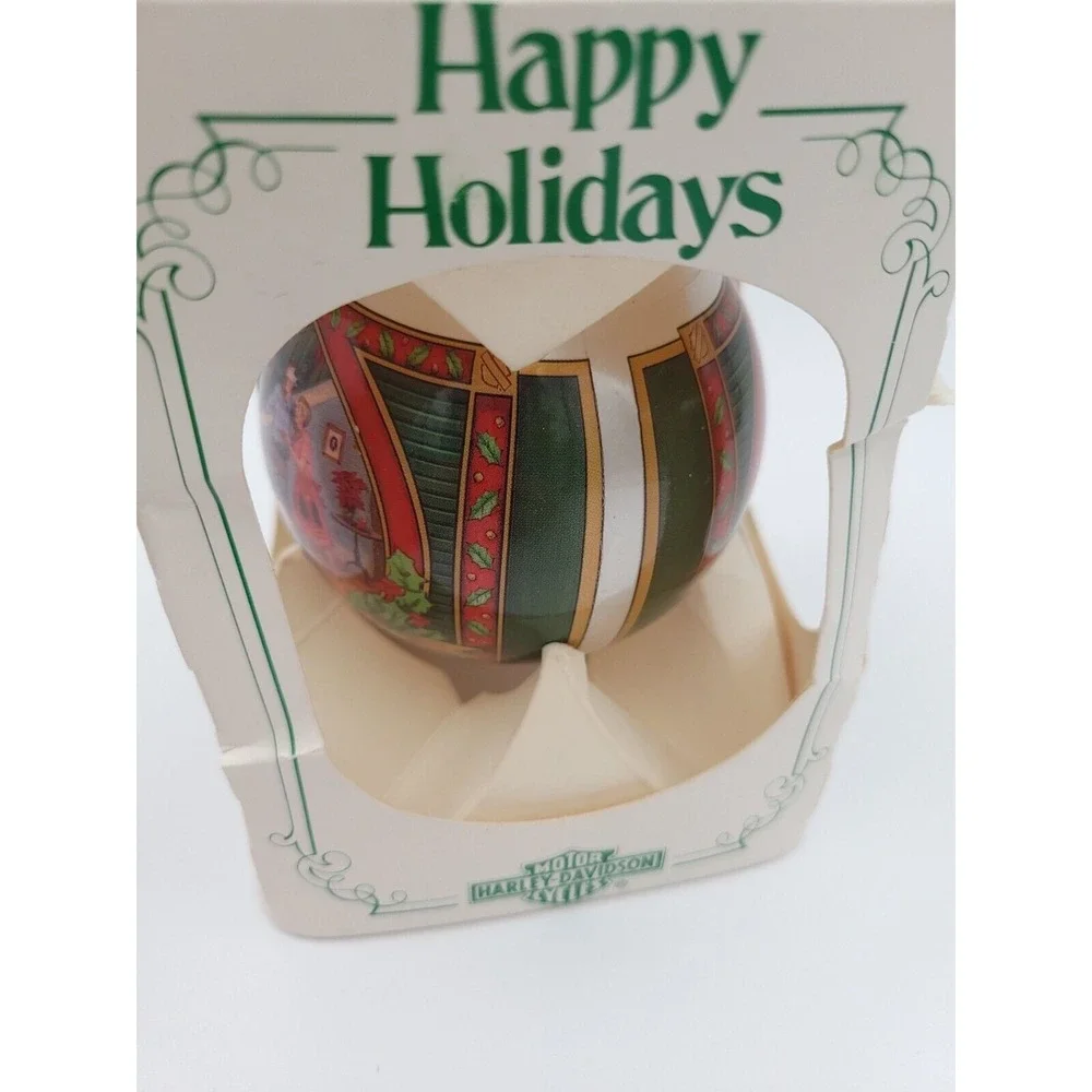 1999 Harley Davidson Christmas Ball Ornament Ltd ELECTRA GLIDE SURPRISE Series 1